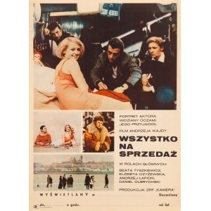 Wszystko na sprzedaż, afisz kinowy, 1968 / 1969
