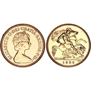 Great Britain 1/2 Sovereign 1982