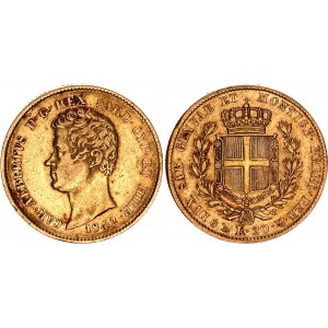Italian States Sardinia 20 Lire 1842 P