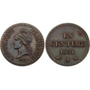 France 1 Centime 1851 A