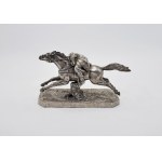 J. FRAGET - Factory of Silver and Plated Products (company active 1824-1944), Figurine of a juggernaut on horseback.