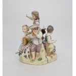 Królewska wytwórnia Porcelany w Miśni, Muzykujące dzieci - grupa figuralna 2-częściowa, dookolna