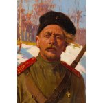 Feliks Michał Wygrzywalski (1875 Przemyśl - 1944 Rzeszów), Porträt eines Donsko-Kosaken Juschenko, ca. 1914-1918