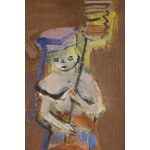 Rajmund Kanelba (Kanelbaum) (1897 Warsaw - 1960 London), Girl with a lantern