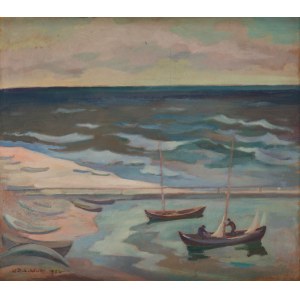 Waclaw Żaboklicki (1879 Zakrzew - 1959 Warsaw), Sea, 1954