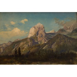 Konrad Ludwig Lessing (1852 Dűsseldorf - 1916 Berlin), Mountain Landscape (Gebirgslandschaft).