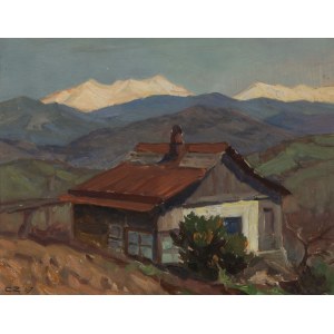 Czesław Znamierowski (1890 - 1977 Wilno), Chata w górach, 1957