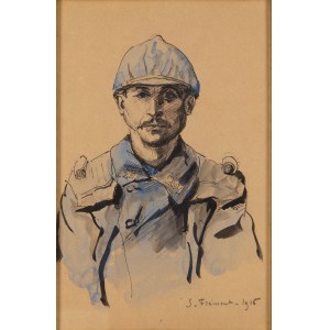 Suzanne Frémont (1876-1962 ), francouzská vojákyně, 1916