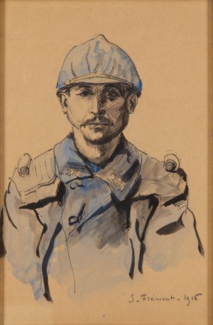 Suzanne Frémont (1876 - 1962 ), French soldier, 1916