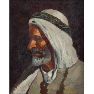 Nandor Vagh-Weinmann (1897 Budapešť, Rakúsko-Uhorsko - 1978 ), Portrét Araba