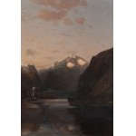 Author unknown, first half of 20th century, Landscape with Fjords, 1901