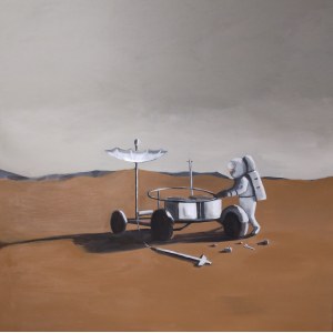 Luke Gawęda, Zlomený lunární rover na marťanské misi, 2023
