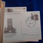 Sandomierz.Opatowska Tor. 371 Postkarten aus dem Jahr 197 mit verschiedenen Briefmarken0