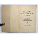 Krajowa Wystawa Koni w Lublinie 1937 [katalog koni]
