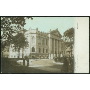 Warszawa - Pałac Sztuk Pięknych, Ch. R. London, ok. 1900, druk kol.,