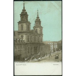 Warszawa - Kościół Sgo Krzyża, Ch. R. London, ok. 1900, druk kol.,