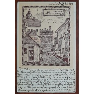 Sandomierz.Zaułek w Sandomierzu