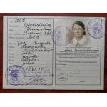 Kielce,Biecz.Dowód osobisty na nazwisko Górnisiewicz Irena Marja