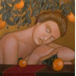 Katarzyna Kołtan, Bez tytułu (Dziewczyna z pomarańczami), 2021
