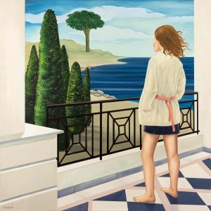 Paulina Rychter, Standing on the Terrace, 2023
