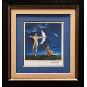 Rafal Olbinski, Archer, II Z XX , 2023