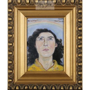 Wlastimil Hofman (1881–1970), Portret z tęczą, 1954*