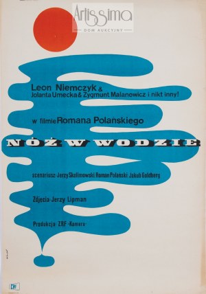 Maciej Hibner (ur. 1931), Plakat filmowy Nóż w wodzie, 1962