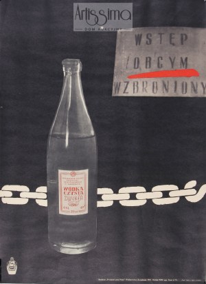 Władysław Przystański (1931–2014), Plakat BHP Wstęp obcym wzbroniony, 1961