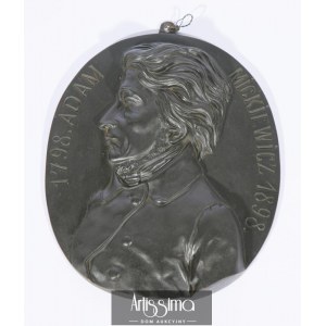 Medalion Adam Mickiewicz 1798–1898