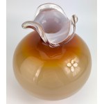 Jerzy Słuczan Orkusz - Tarnowiec Glassworks - Bottle with valance