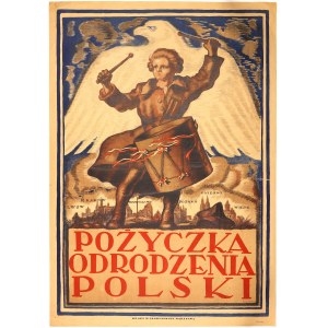 KOWARSKI Felicjan Szczęsny (1890-1948). Pożyczka odrodzenia Polski. Lit. Art. W. Główczewski. Warszawa 1920.