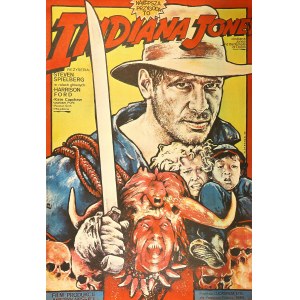 DYBOWSKI Witold (geb. 1958). Plakat für den Film Indiana Jones. Der Tempel des Verderbens (1984)