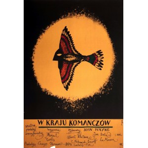 FLISAK Jerzy (1930-2008). Plakat für den Film In the Land of Comanches (1961)