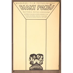 FLISAK Jerzy (1930-2008). Plakat do filmu Biały pokój (1968)