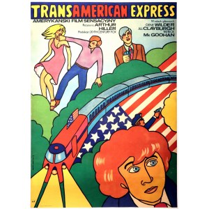 IHNATOWICZ MUCHA Maria (ur. 1937). Plakat do filmu Transamerican express (1976)