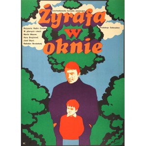 MOSIŃSKI Marek (1936-1998). Plakat für den Film Giraffe im Fenster (1968)