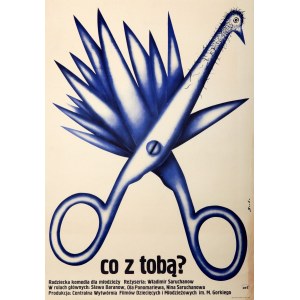 SOCHA Romuald (ur. 1943). Plakat do filmu Co z tobą? (1975)