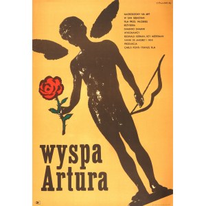 TREUTLER Jerzy (1931-2020). Plakat do filmu Wyspa Artura (1962)
