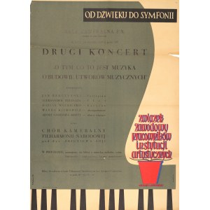 WARSZAWA - Filharmonia. Od dźwięku do symfonii. „O Tym co to jest muzyka i o budowie utworów muzycznych”. 1959
