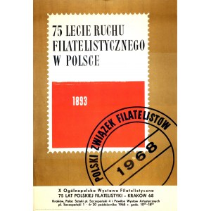 BERDAK Stefan (1927-2018) -- Filatelistyka. 75 lecie ruchu filatelistycznego w Polsce. 1968