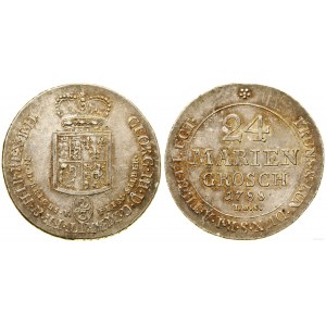 Niemcy, 24 mariengrosze - 2/3 talara (gulden), 1788 IWS, Hanower