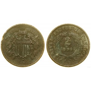 Stany Zjednoczone Ameryki (USA), 2 centy, 1864, Filadelfia