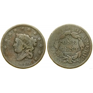Stany Zjednoczone Ameryki (USA), 1 cent, 1819, Filadelfia