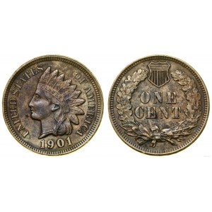 Stany Zjednoczone Ameryki (USA), 1 cent, 1901, Filadelfia