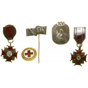 Polska, zestaw miniatur i odznak