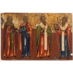 EIGHT Icons, Russia, 19th century.