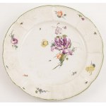 PAIR OF TALERS WITH FLOWERS, Germany, Rhineland-Palatinate, Frankenthal, circa 1770.