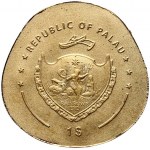 Set of 4 gold coins, Palau, 1 dollar