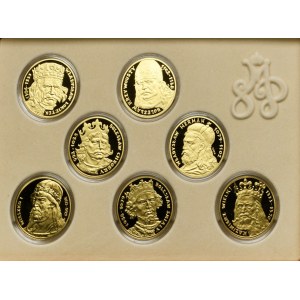 Polen, III RP, Satz von 7 Medaillen 2009, Königliche Sammlung, Schatzkammer der Polnischen Münze
