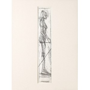 Alberto Giacometti (1901-1966), Nu de profil, 1956
